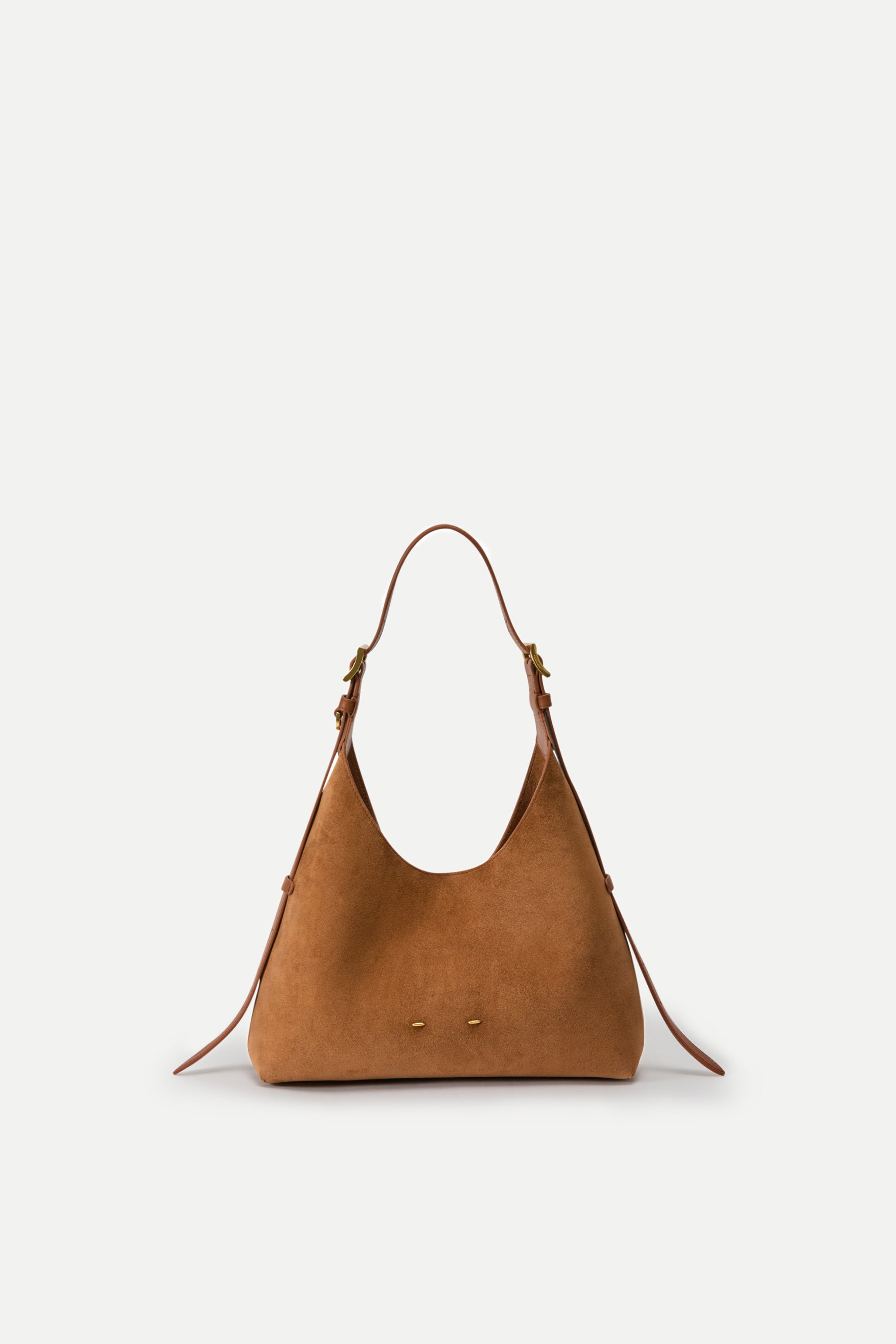 Duomo Small Hobo Bag in Top Grain Suede