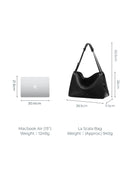 La Scala Large Bag in Pebble Grain Top Grain Leather