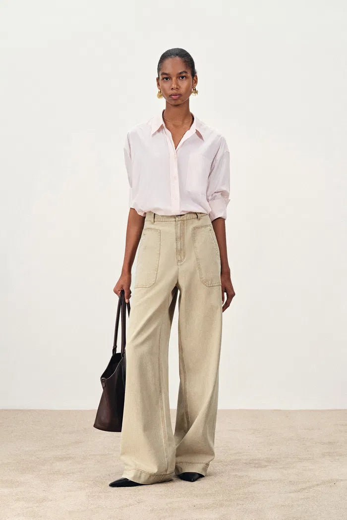 Flania Cargo Jeans in Cotton Denim