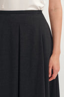 Alina Flared Skirt in Fine Twill Blend