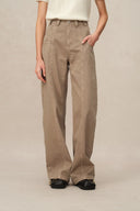 Jeans Liberty Barrel Leg lavados en denim de algodón