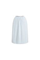 Hazel Boho Embroidery Jacquard Halterneck Sleeveless Top in Cotton