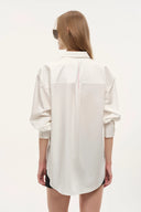 Ballad Metal Label Shirt in Cotton