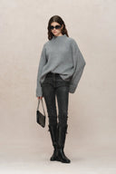 Eliza Fleece Voering Skinny Jeans in Rekbare Denim