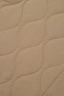 Olivia Khaki Cropped Lightweight Puffer Jacket in High-Density Water-Repellent Fabric