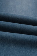 Jean taille haute à ourlet effiloché Vega en denim de coton délavé