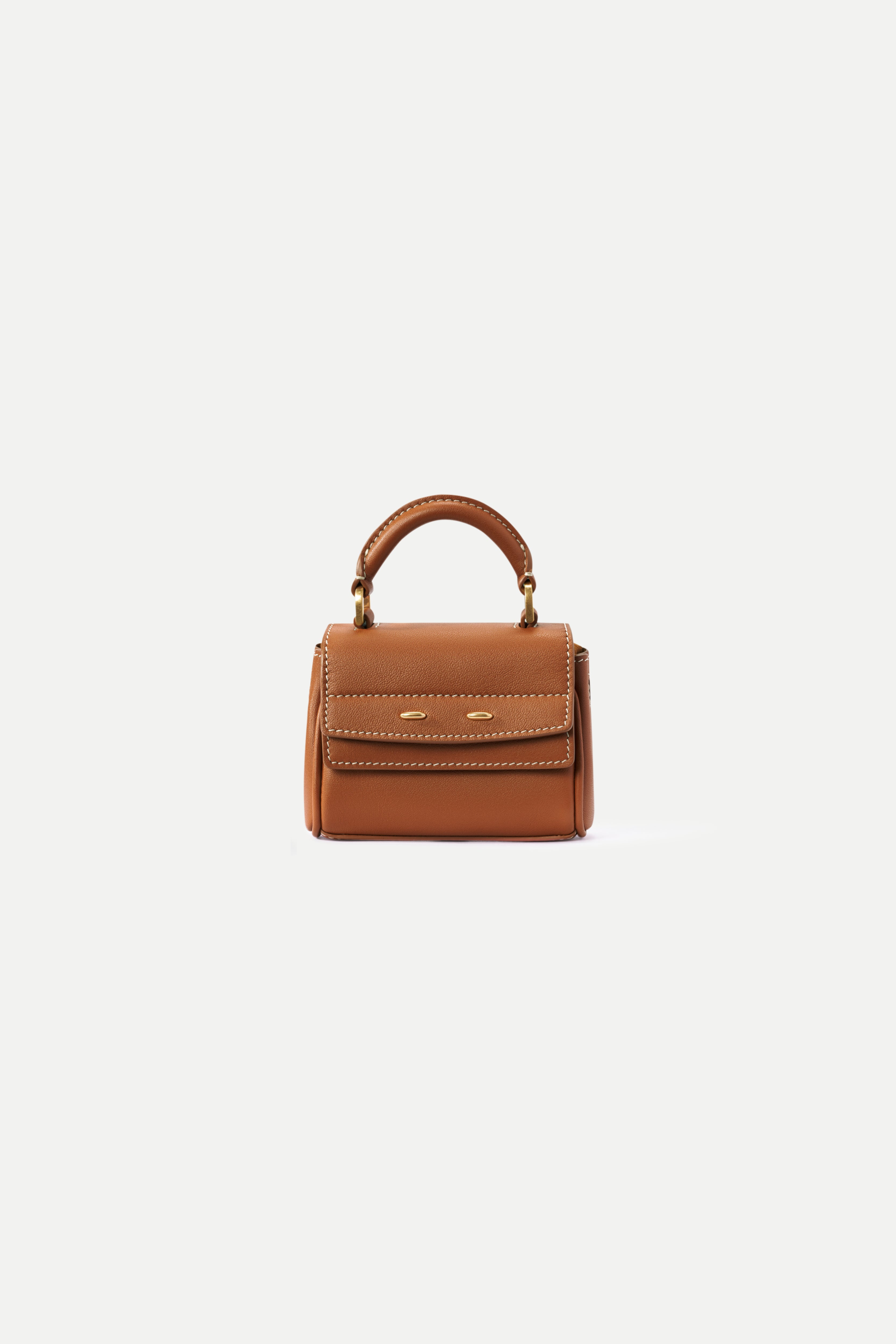 Rialto Mini Charm Bag in Top-grain Nappa Cowhide Leather