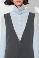 Thea V Neckline Sleeveless Dress