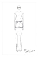 Anja Hand Embroidered Shorts in Cotton Denim