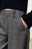 Oakley Oversized Suit Pants in Lightweight Merino Herringbone