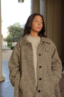 Margot Long Coat in Wool-Alpaca Blend