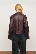 Fred Short Jacket in Eco Leather – fbrq.com Fred Short Jacket in Eco Leather – fbrq.com