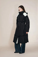 Carezza Double Faced Two Tone Down Jacket in High-Density Down-Proof