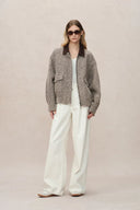Dakota Tweed Baseballjack in Wol