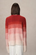 Suéter Degradado Cherry en Mezcla de Alpaca Bebé
