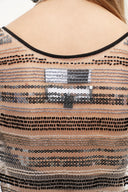 Twilight Embroidered Sleeveless Dress in Beaded Mesh