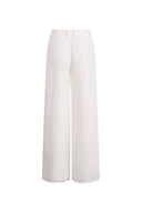 Eliana Cutwork Embroidery Wide Leg Pants in Cotton
