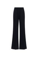 Yuri Side Slit Pants in Brushed Knit