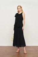 Robe Sans Manches Réversible Yvonne en Coton Bouclé