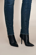 Eliza Stretchy Slim Fit Jeans in Fleece-Lined Denim