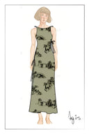 Vestido estampado flora Calista