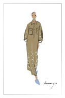 Robe-chemise à broderies ajourées Riley en lin fin