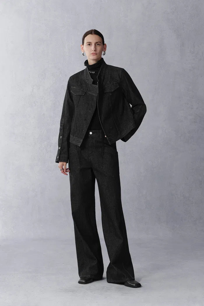 Psyche Short Jacket in Cotton Denim