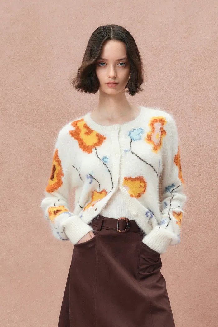 Kambi Knit Cardigan in Alpaca Merino Knit