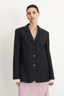 Eleanor Lace Cuff Blazer in Ultrafine Australian Wool