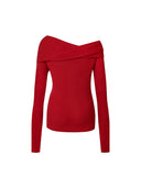 Venus Convertible Off Shoulder Long Sleeve Top