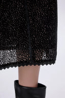 Dakota Spitzenkleid mit Cut-Outs aus Samt Devoré