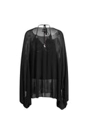 Whisper Two-Piece Cami Top and Shrug Set in Lightweight Sheer Knit and Acetate-Blend Fabric