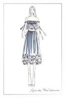 Sofia Embroidery Sleeveless Top and Skirt Set