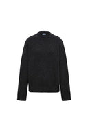 Lucy Mock Neck Sweater in Merino Wool Knit