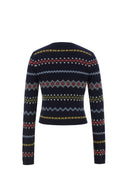 Cardigan Alice Fair Isle en punto de lana merino