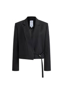 Blazer signature Olivia cousu main en laine de mouton