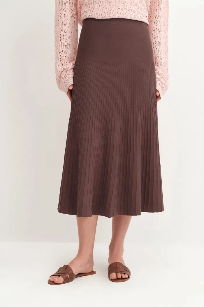 Louis Pleated Knit in Merino Blend Knit