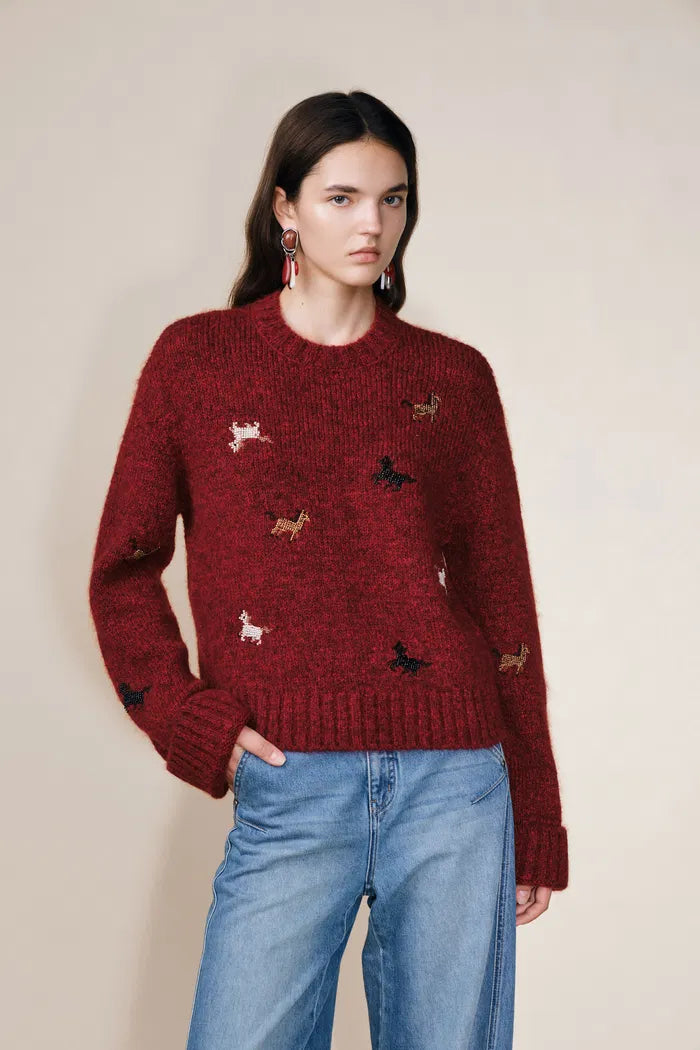 Tesoro Pony Sweater in Merino-Mohair Blend