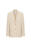 Barra Suit Blazer in Silk Linen