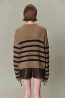 Kirsten Striped Pullover Sweater