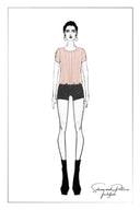 Suéter floral Sabrina en mezcla de seda y algodón tejido