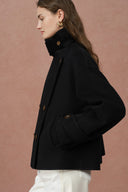Catherine doppelseitiger Cabanse Mantel aus Woll-Cashmere-Mischung