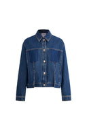 Juniper Washed Pleated Denim Jacket