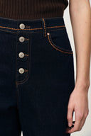 Calista Boho Inspired Embroidered Jeans in Stretchy Denim