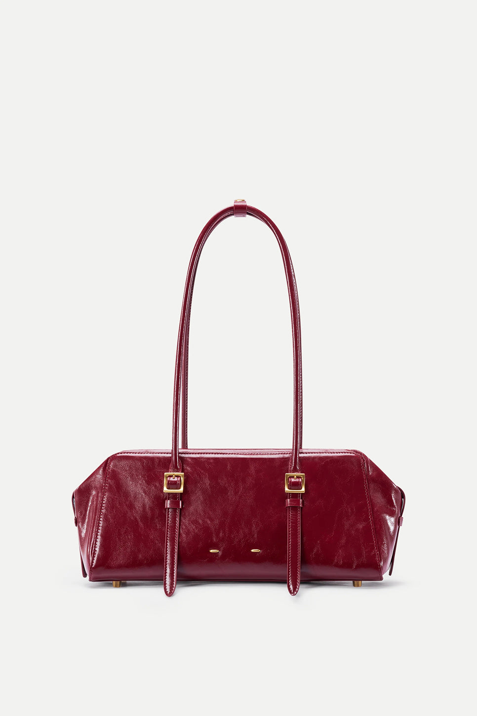 Monti East West Shoulder Bag in Oiled Waxed Top Grain Leather