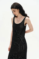Nora Maxi Dress in Cotton Blend Knit