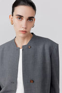 Hera Blazer in Worsted Wool Blend
