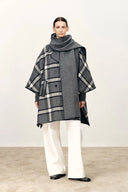 Capa reversible a cuadros Valmore