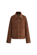 Rowan Two Tone Reversible Jacket in  Double Face Merino Wool