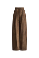 Pantalones de Descanso Hermione en Viscosa Lavada en Arena